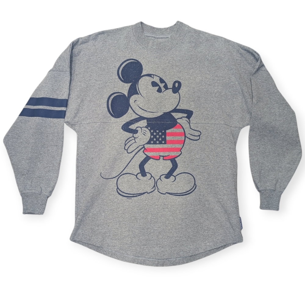 Disney Mickey Mouse American Original Spirit Jersey Shirt XS Adult 4th July Y2K